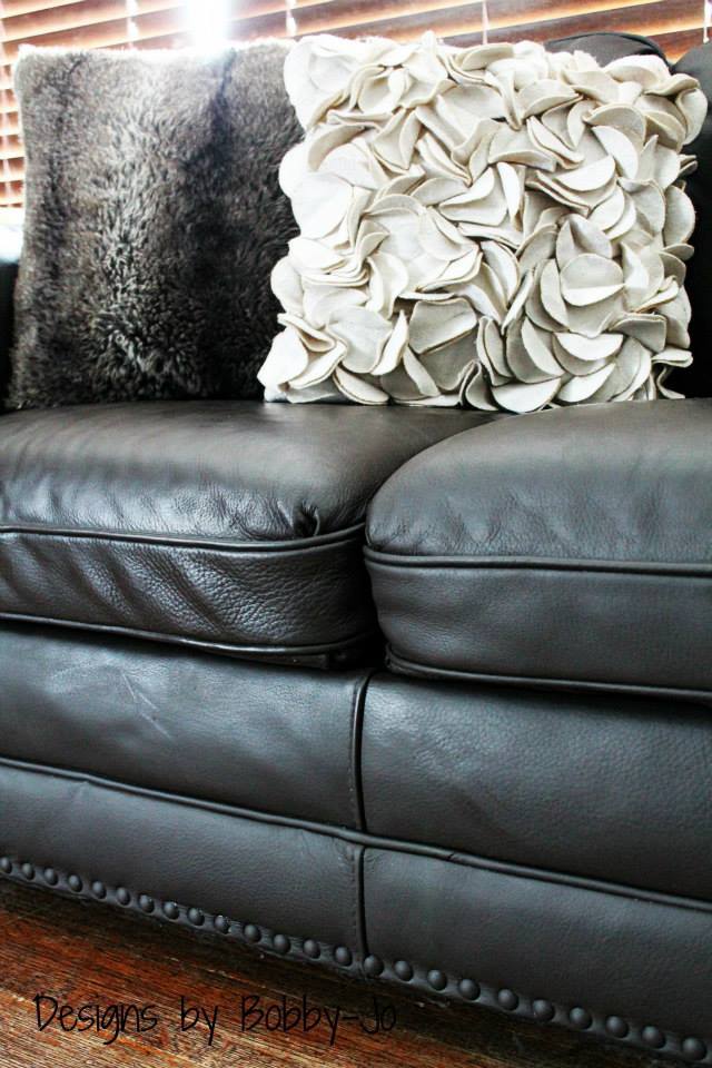 Painting leather/fabric furniture - The Plaster Paint Company, LLC